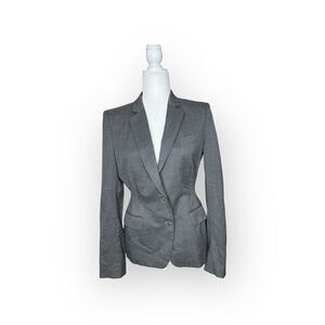 Stella McCartney Grey 100% Wool Blazer Jacket Size 42 IT